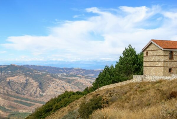 Serenitys Sanctuary: Solitude on a Summit. Udzo Monastery on Mtatsminda Mountain. Tbilisi, Georgia.